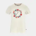 Fjällblomster Fox T-shirt Women Chalk White