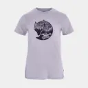 Abisko Wool Fox Short Sleeve Women Lavender Mist / Dark Navy