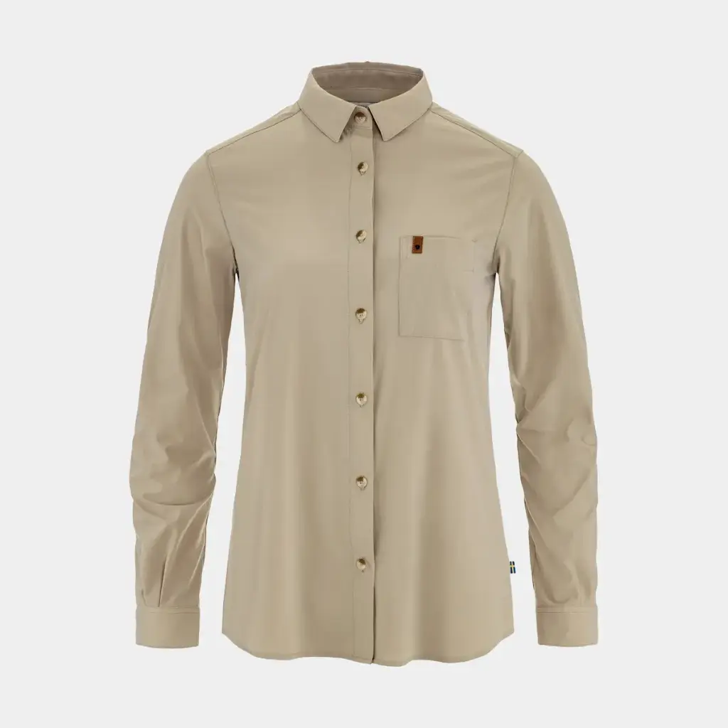 Ovik Lite Shirt Long Sleeves Women Fossil