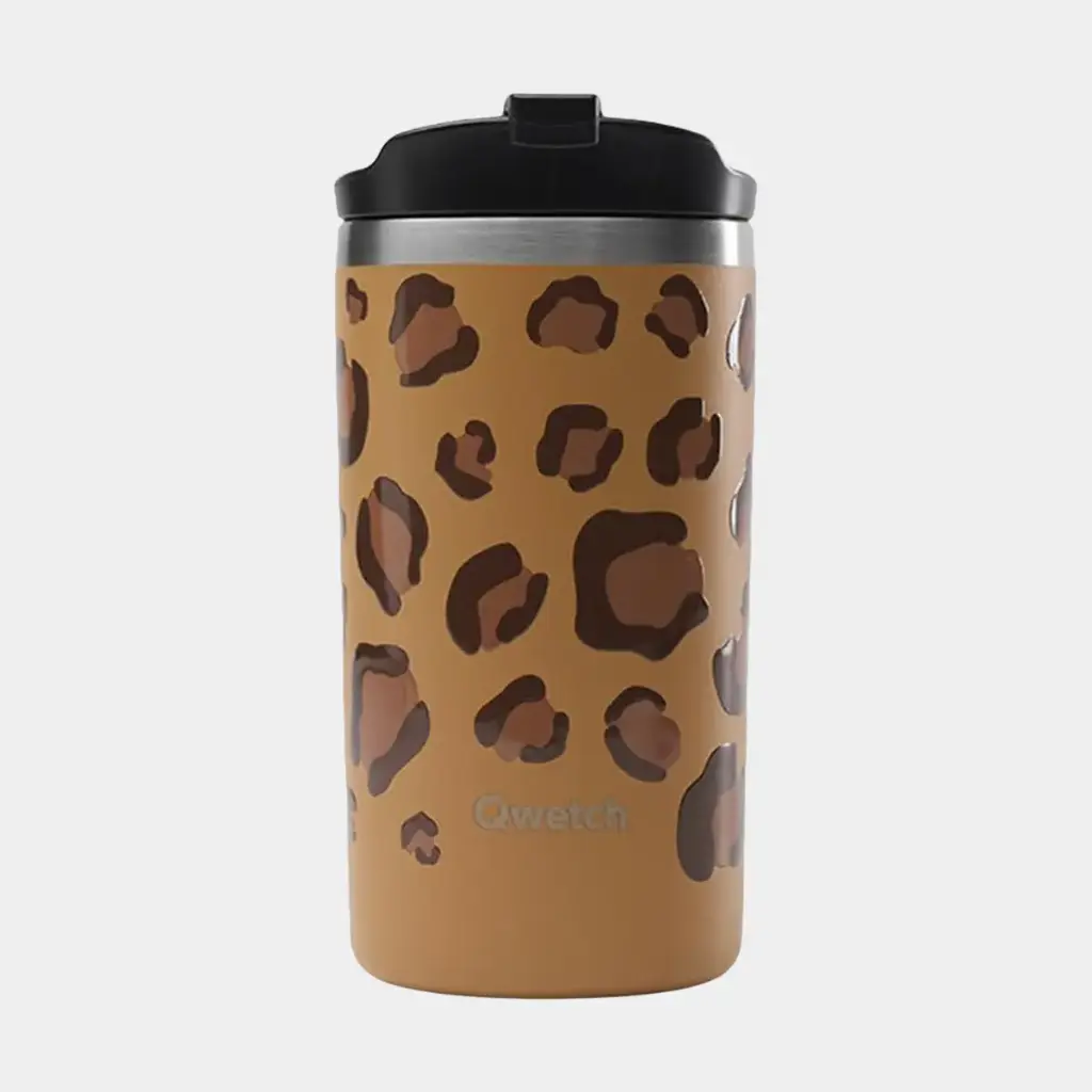 Travel Mug Isotherme 350ml Leopard Camel