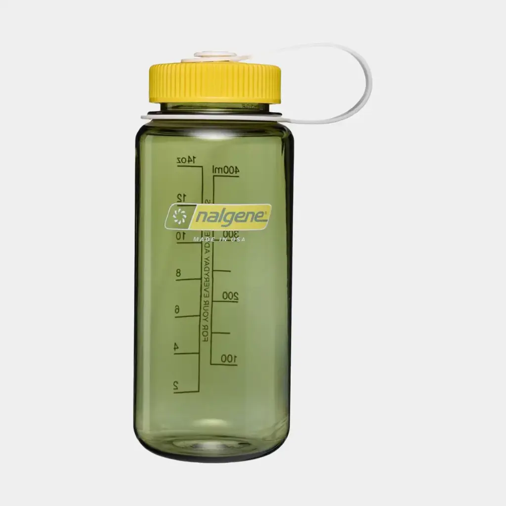 Drinking Bottle Wide Mouth Sustain 500ml Oil Green w/ Freesia