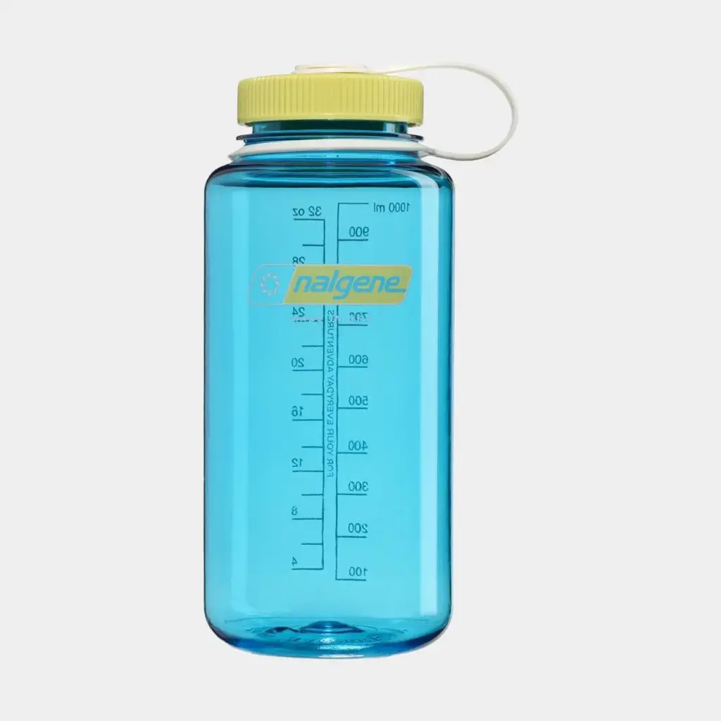 Drinking Bottle Wide Mouth Sustain 1000ml Blue Atoll w/ Endive