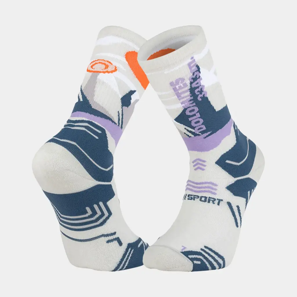 Socquettes Trek Summit Lyocell High Dolomites Gris