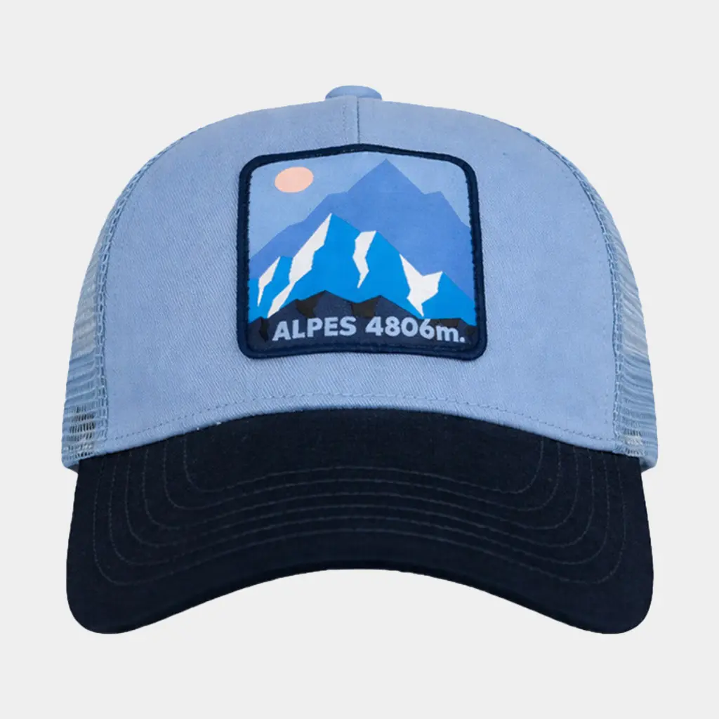Casquette Trucker Summit Alpes Bleu