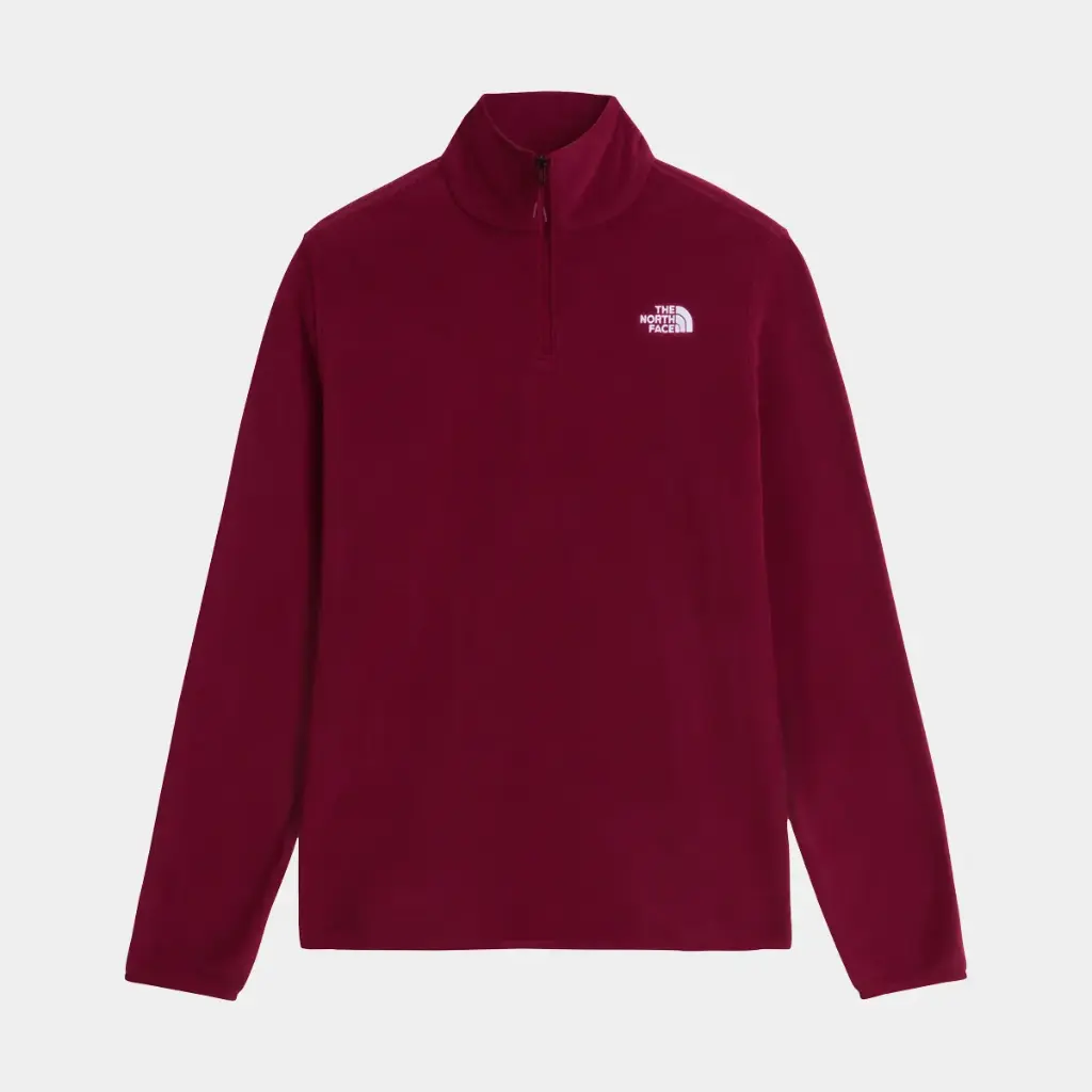 Glacier Fleece 1/4 Zip Jacket Women Burgundy Crush