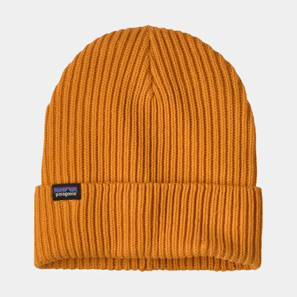 Fishermans Rolled Beanie Autumn Orange