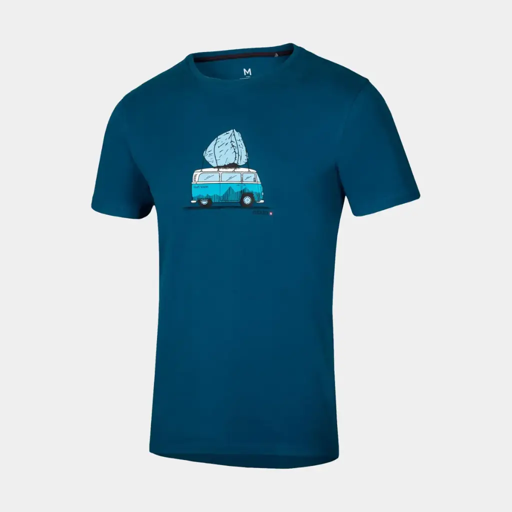 Classic T-shirt Bus-Stone Blue Ink