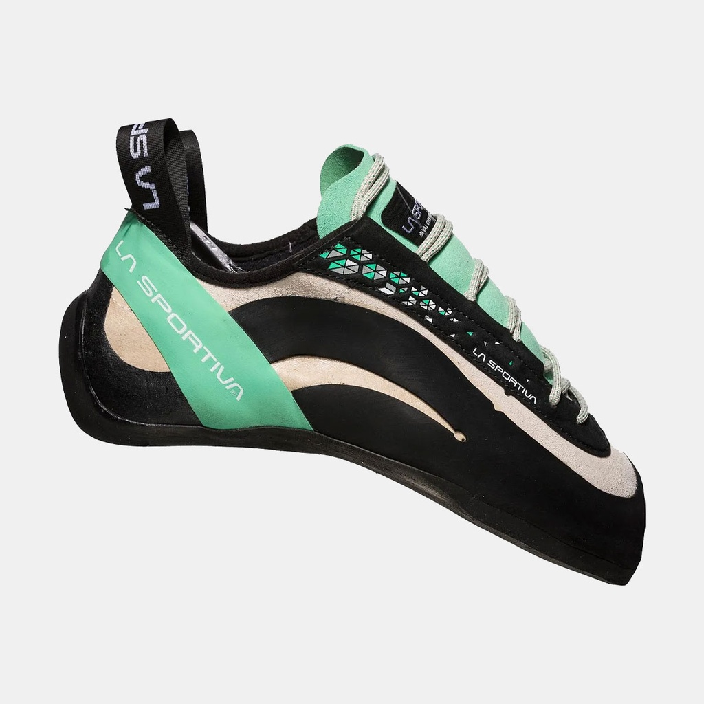 Miura Laces Women White / Jade Green