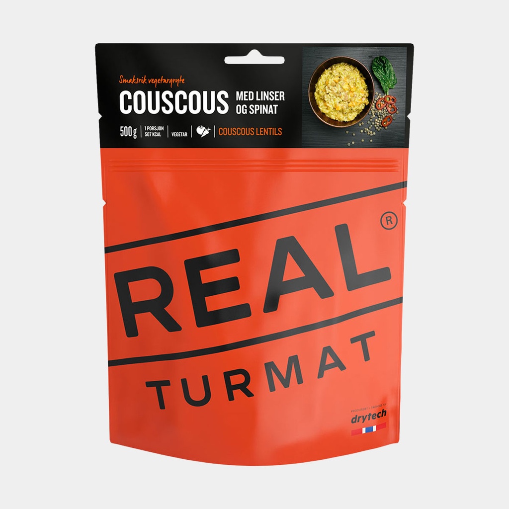 Couscous with Lentils and Spinach (Vegeterian)