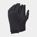 Silk Liner Gloves Black