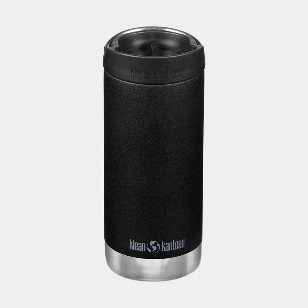 TKWide Insulated 12oz (355ml) With Cafe Cap Black
