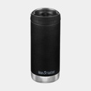 TKWide Insulated 12oz (355ml) With Cafe Cap Black