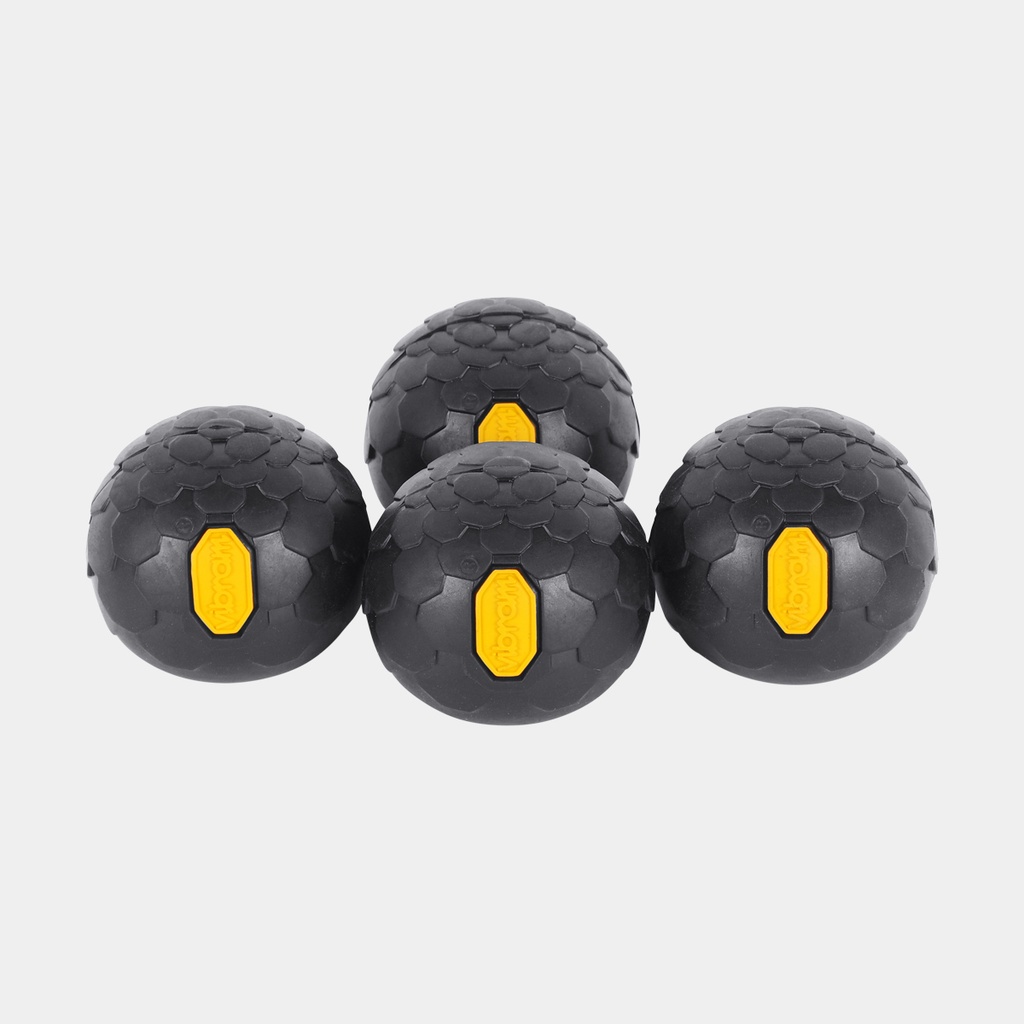 Vibram Ball Feet Set 55mm (4 stuks) Zwart