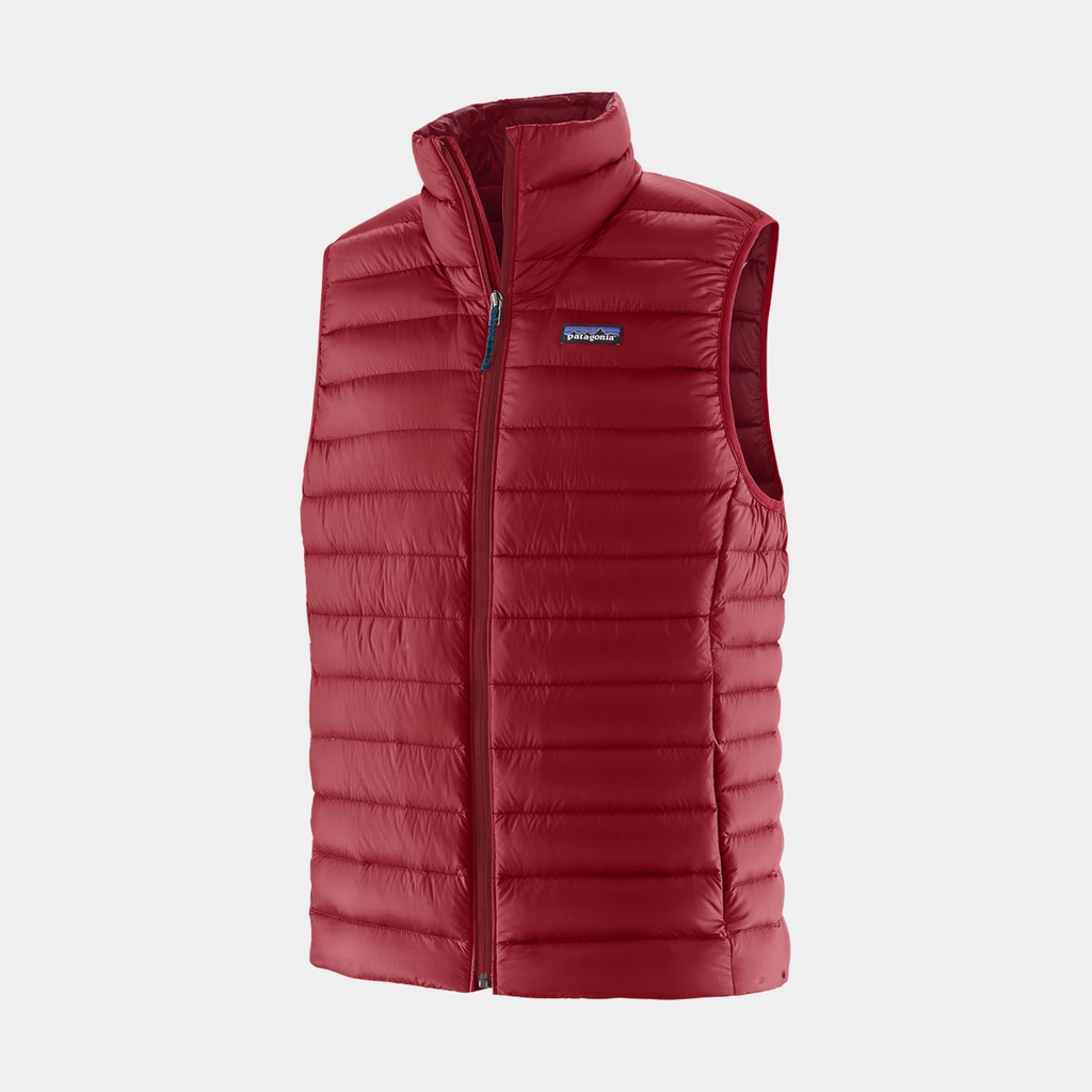 Down Sweater Vest Wax Red