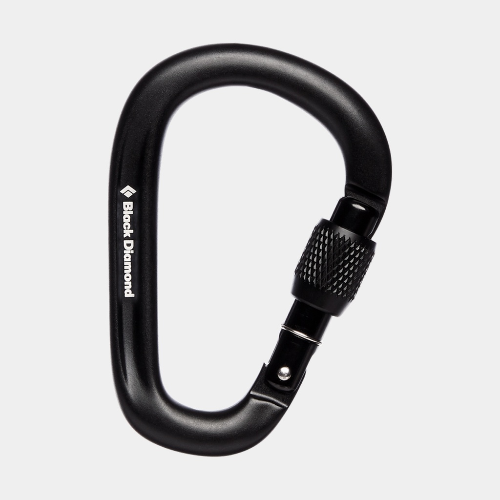 Pearlock Screwgate Carabiner Black