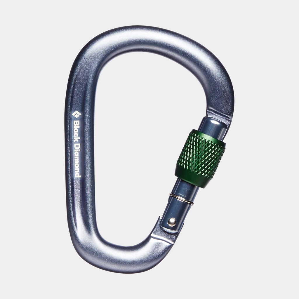 Pearlock Screwgate Carabiner Gray