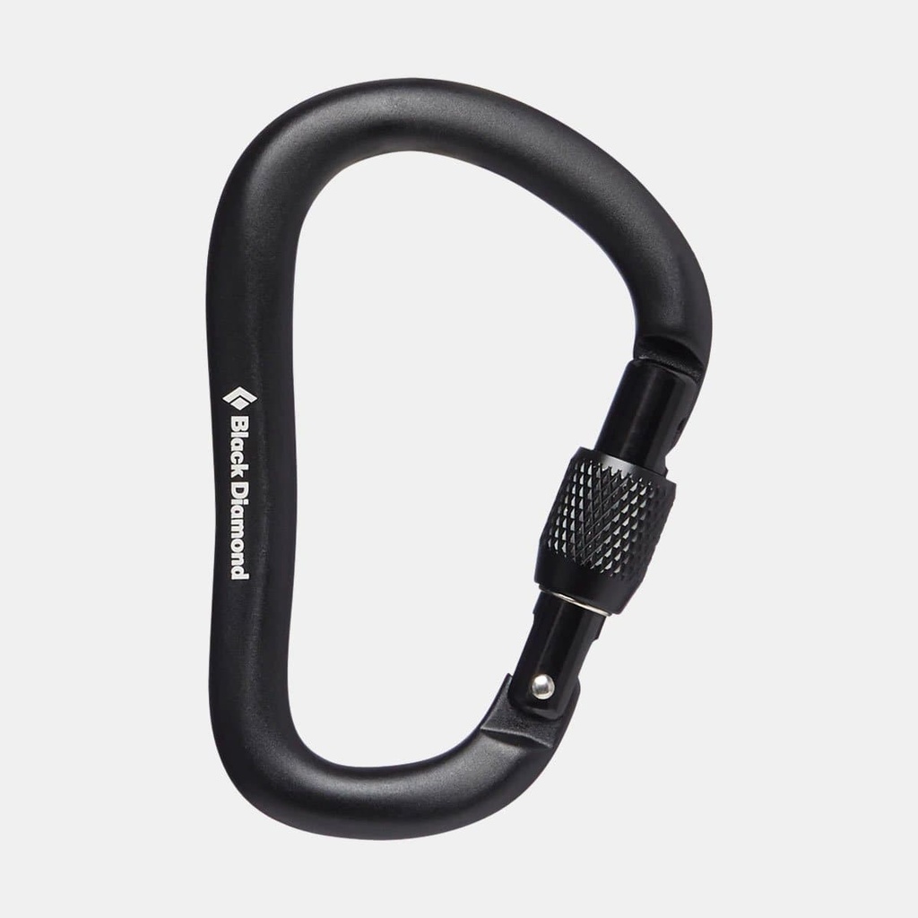Rocklock Screwgate Carabiner Black