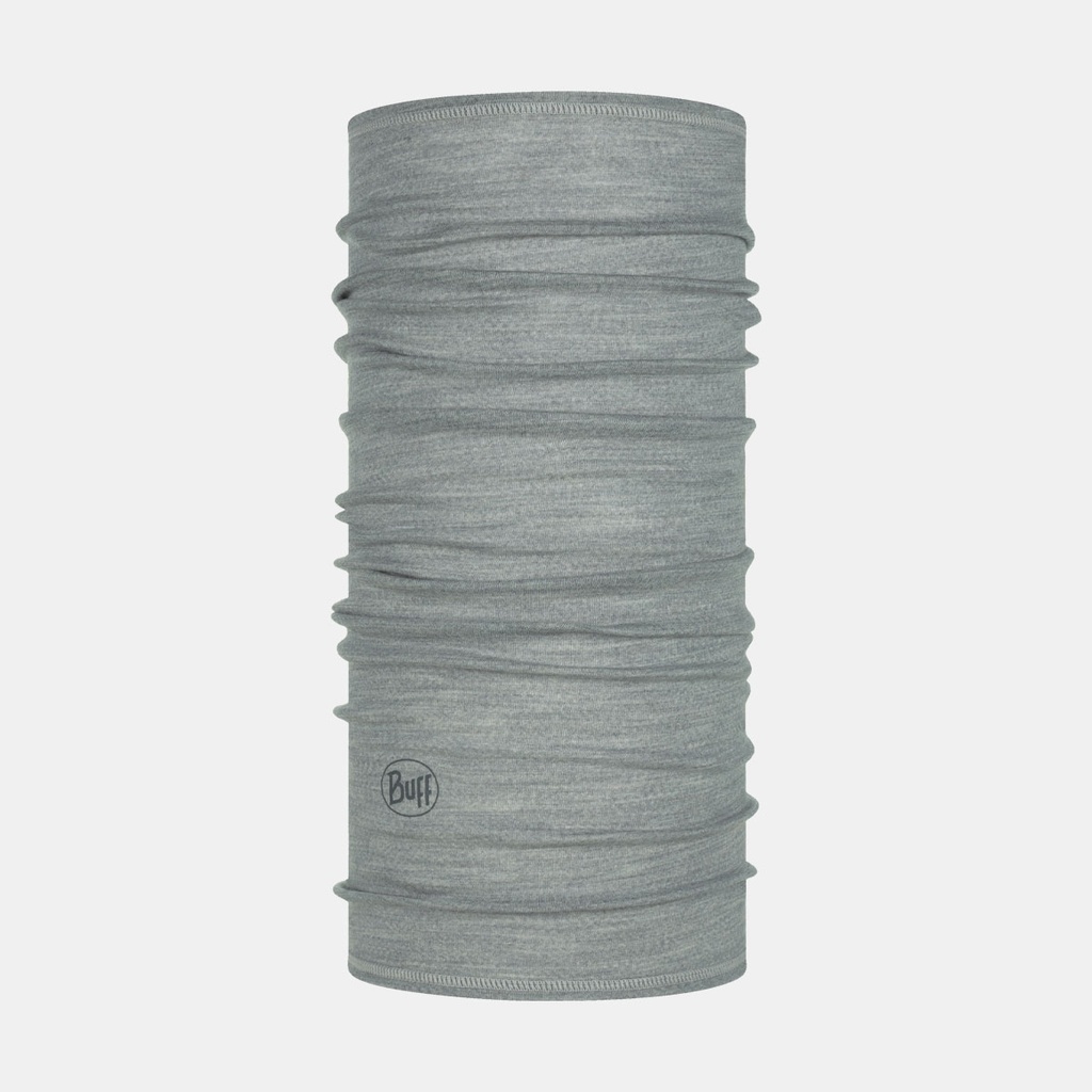 Lightweight Merino Wool Tubular Solid Light Grey