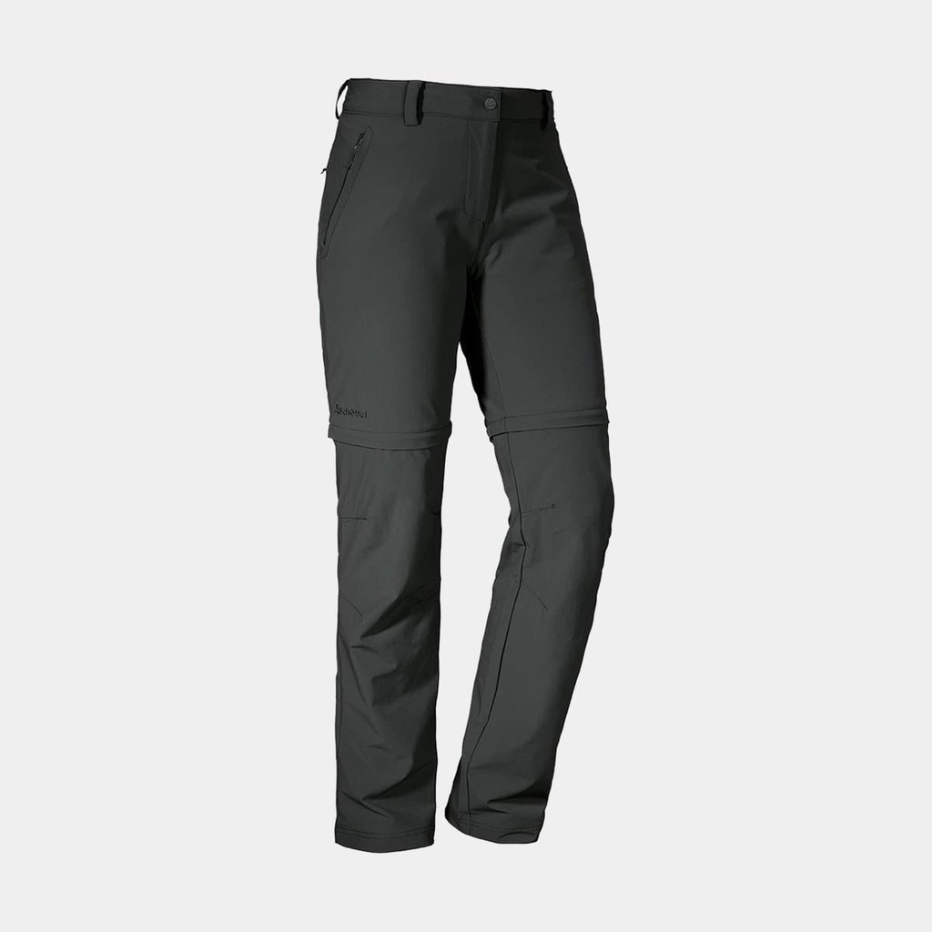 Ascona Zip Off Pants Women Asphalt