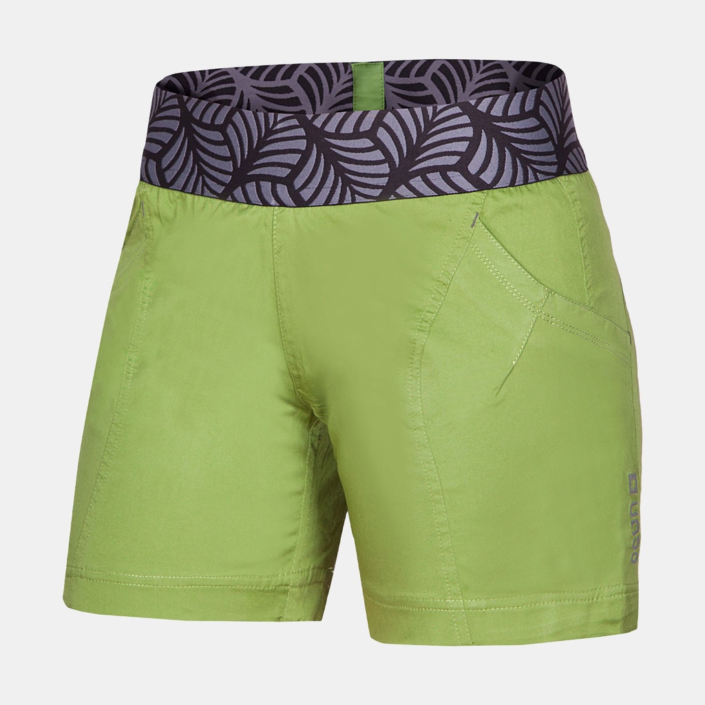 Pantera Organic Shorts Women Green Peridot