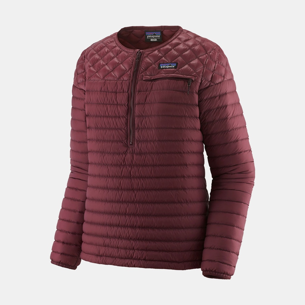 AlpLight Down Pullover Women Dark Ruby