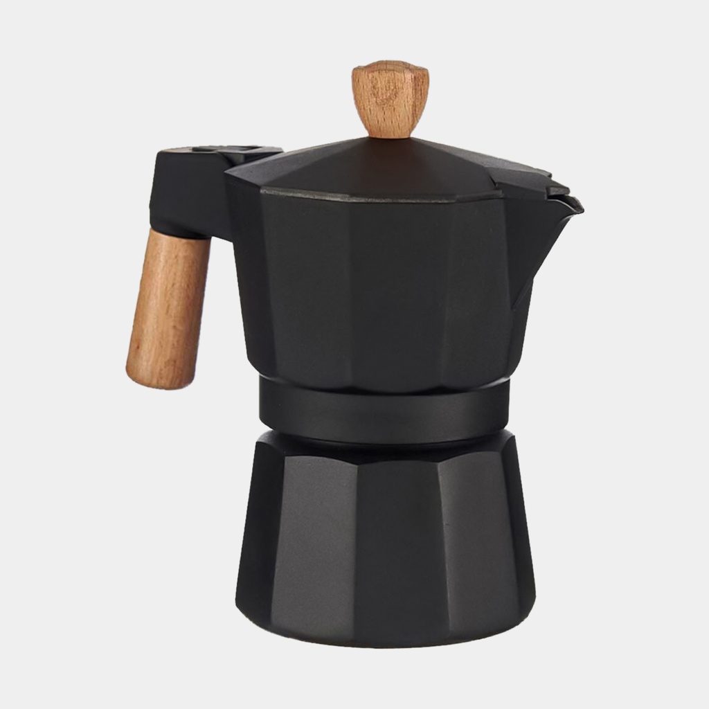 Espresso Make Bellanapoli 1 Cup Real Wooden Handle