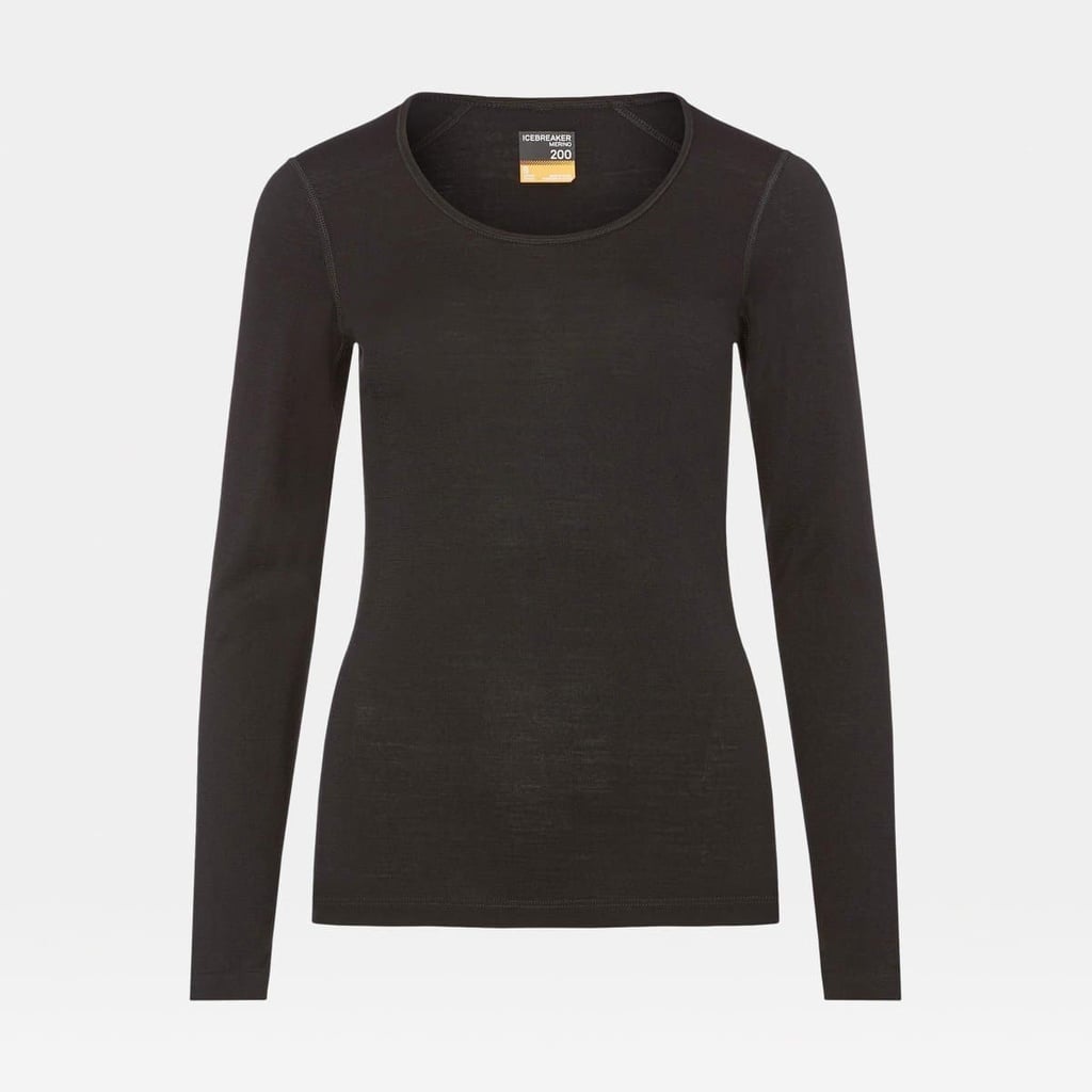 Oasis Long Sleeves Scoop 200 Women Black