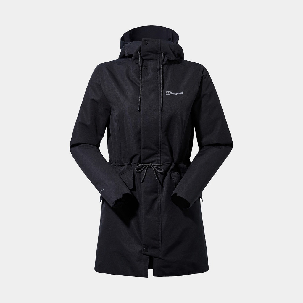 Foxghyll Hooded Parka Women Jet Black / Monument