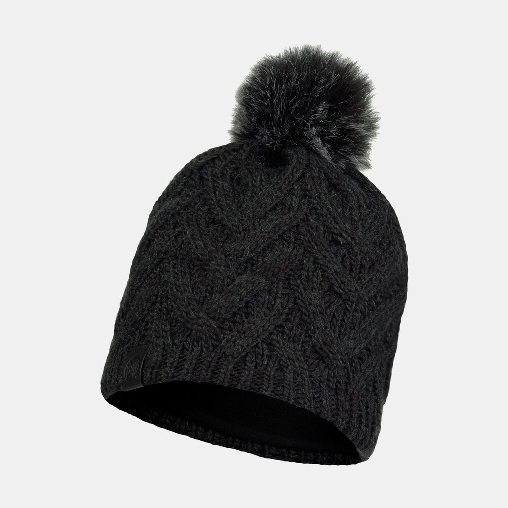 Knitted & Polar Band Hat Caryn Graphite