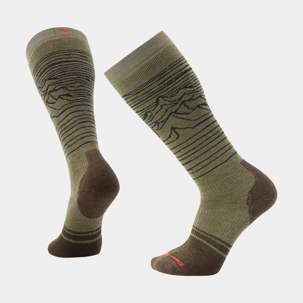 Performance Snow Full Cushion Iguchi Pattern OTC Winter Moss