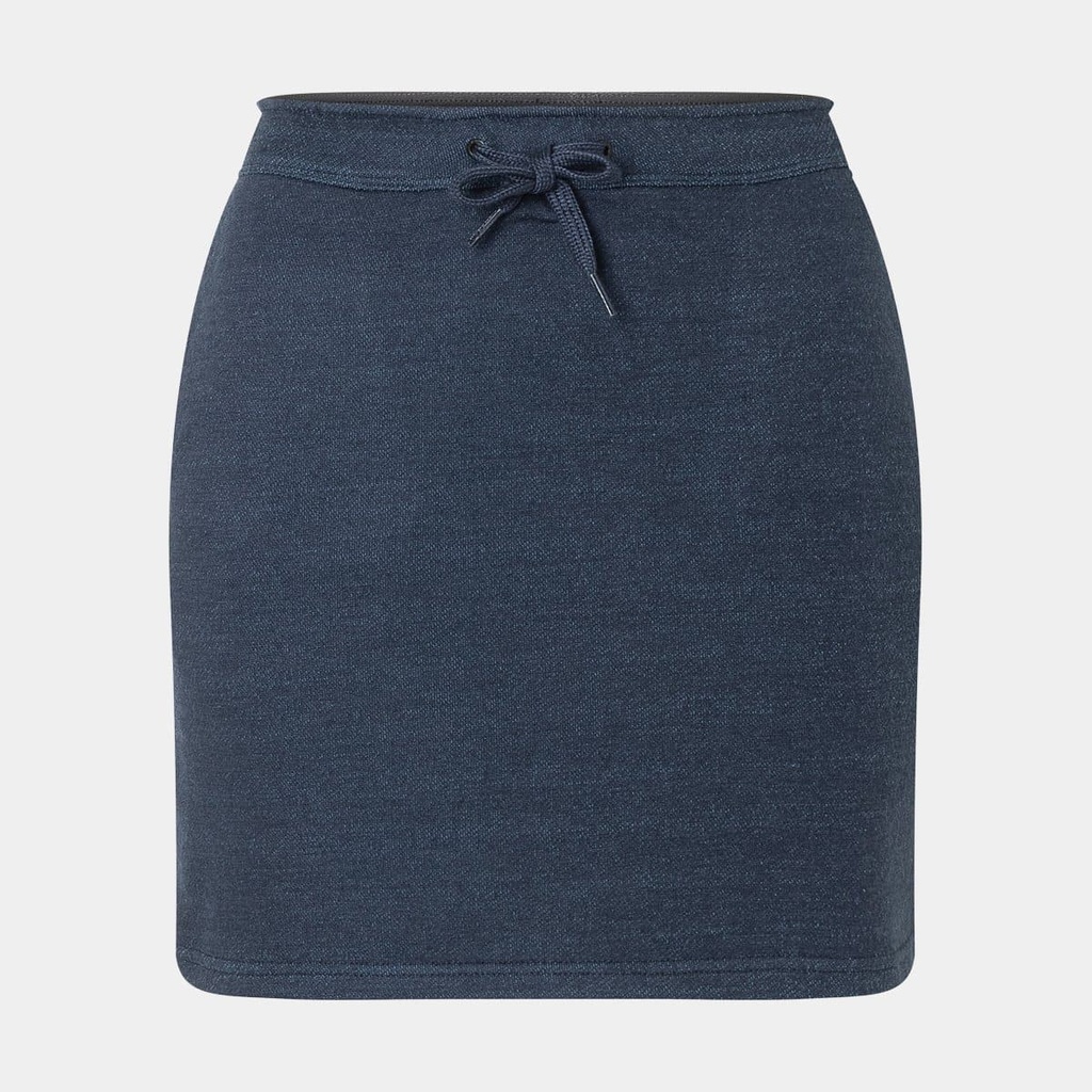Knit Skirt Women Blue Iris