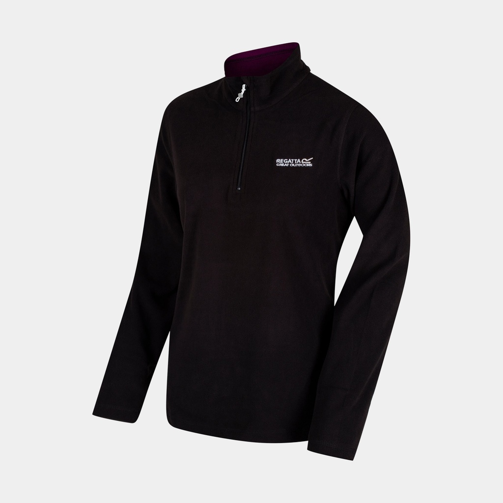 Sweethart Half Zip Lightweight Fleece Women Black