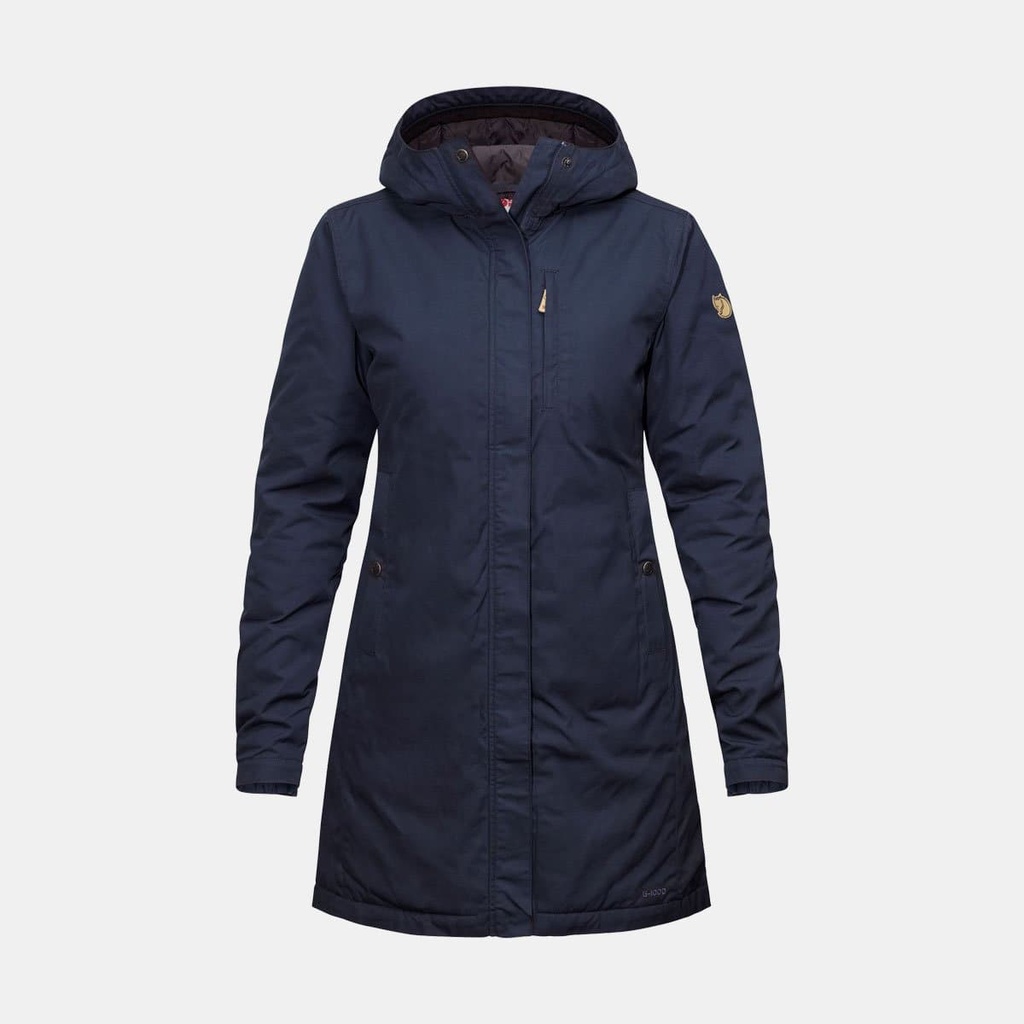 Kiruna Padded Parka Women Dark Navy
