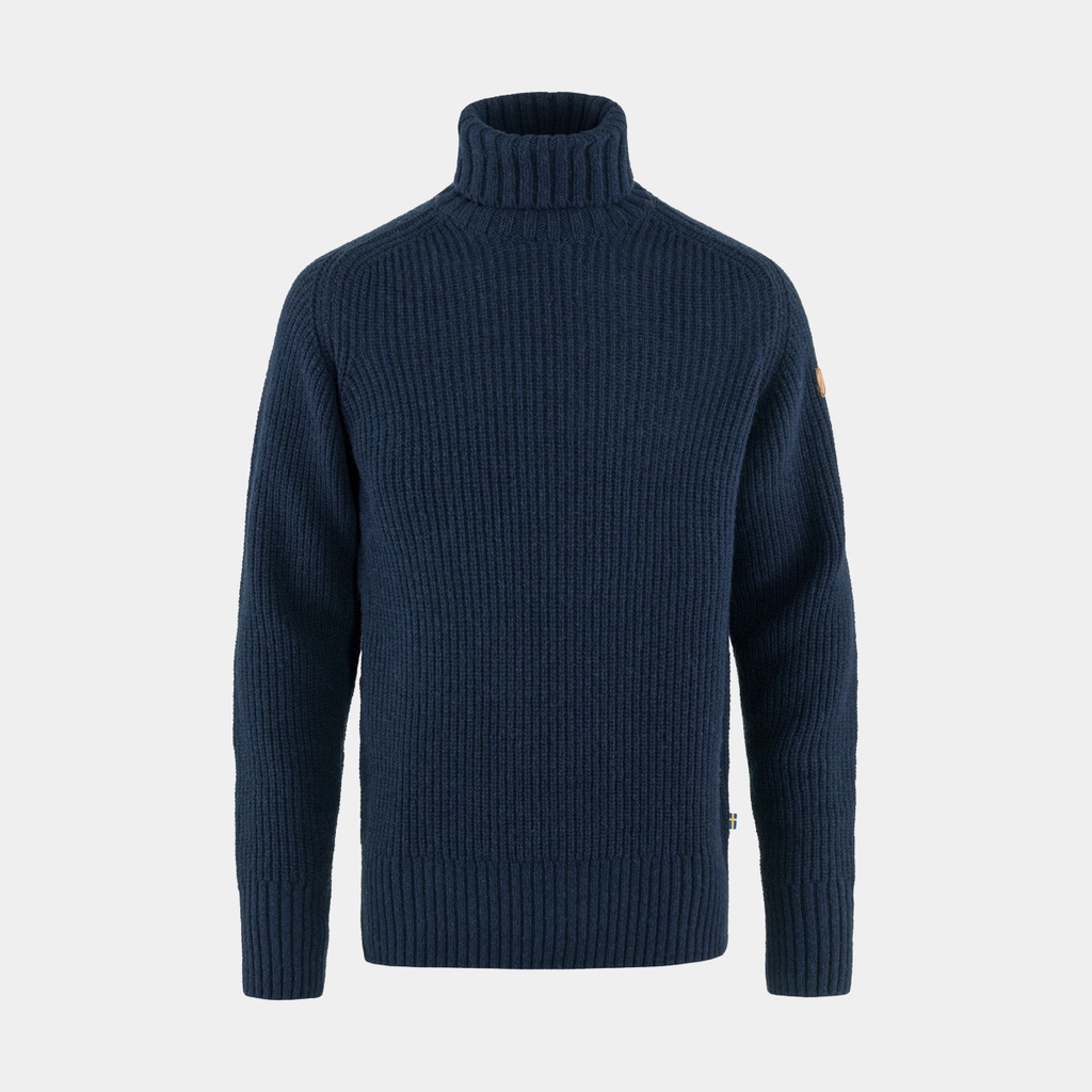 Ovik Roller Neck Sweater Dark Navy