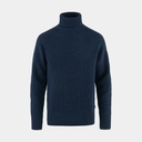 Ovik Roller Neck Sweater Dark Navy