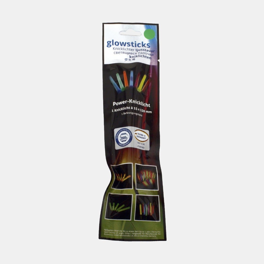 Glowstick 15cm Green