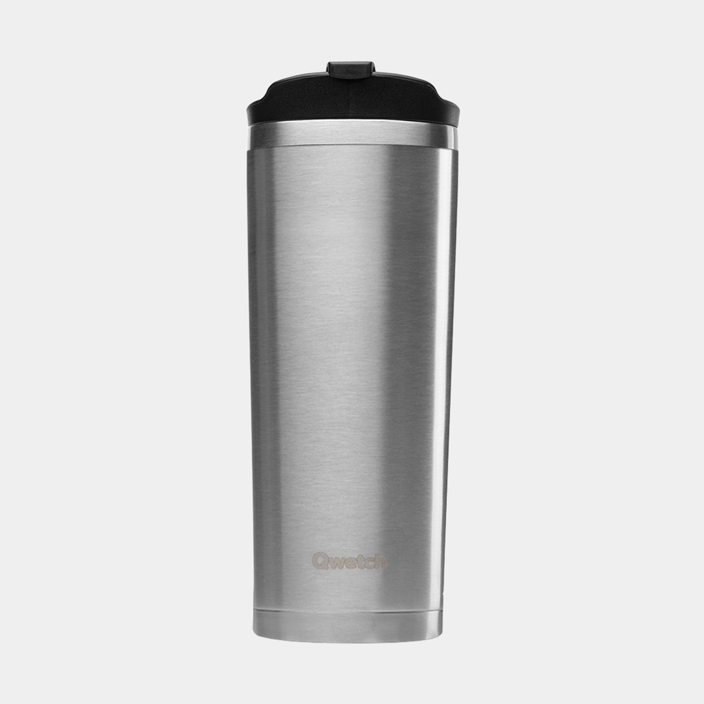 Insulated Travel Mug 470ml Brushed Stainless Steel