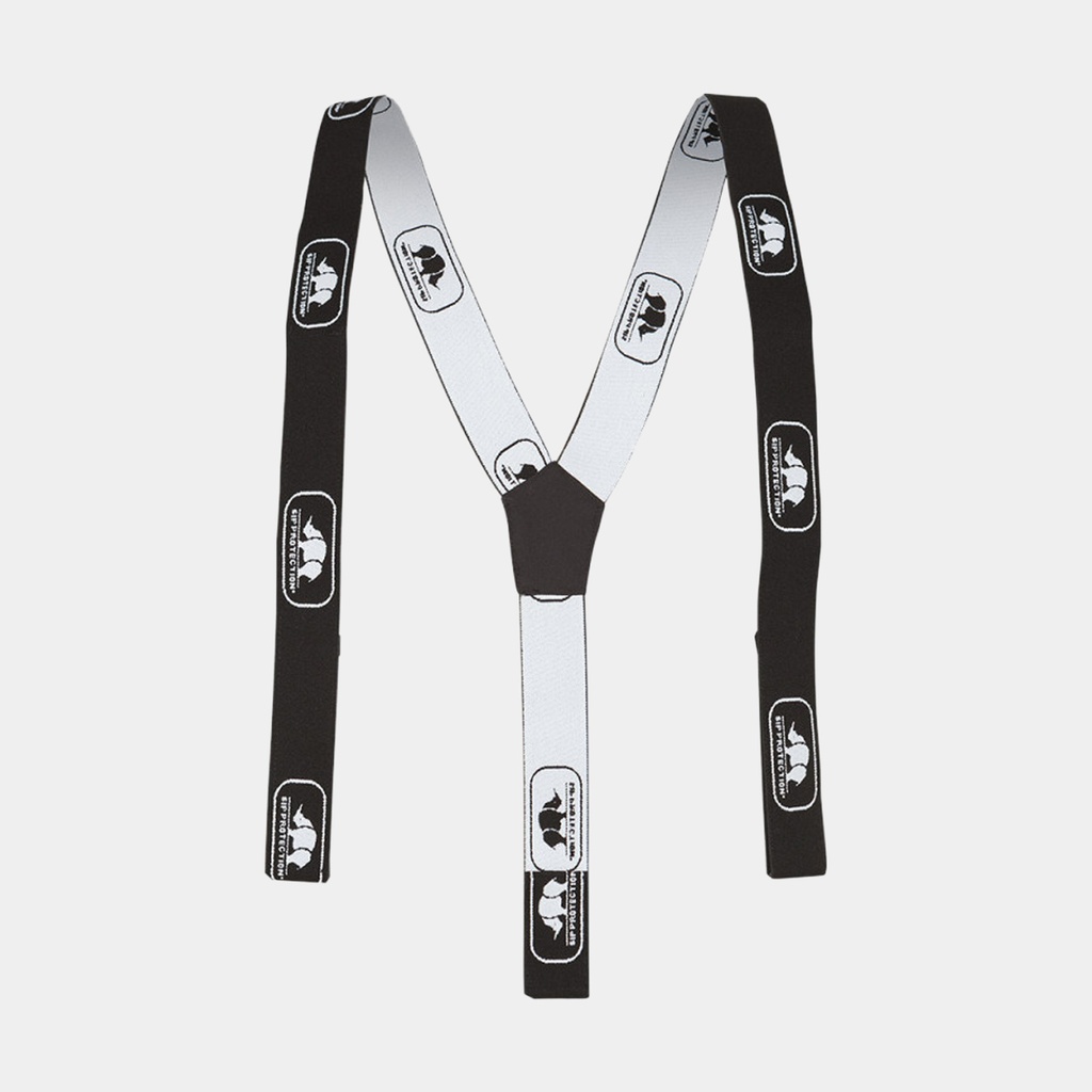 Bretelles à tresses Noir / Blanc