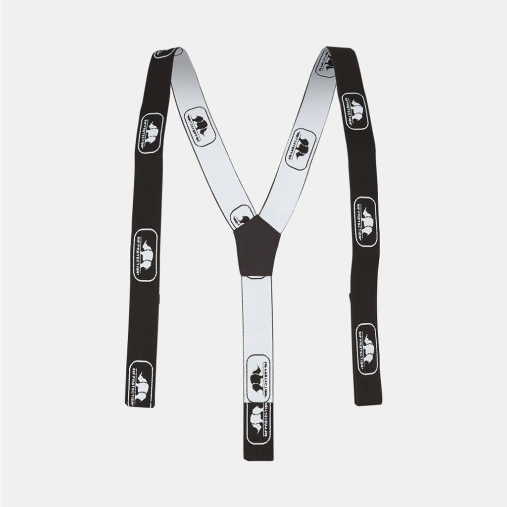 Bretelles Velcro Noir / Blanc