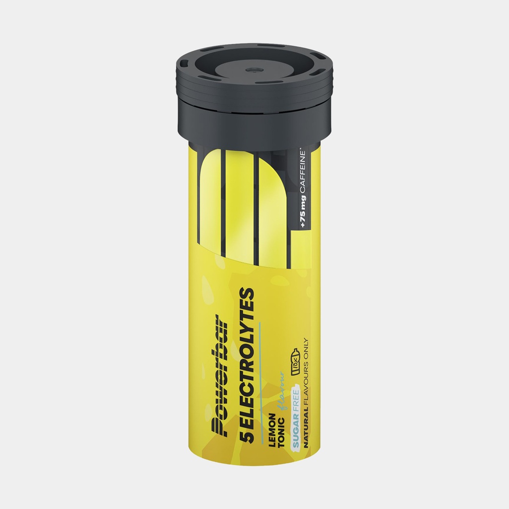 5 Electrolytes Tabs Lemon Tonic Boost (Caffeine)