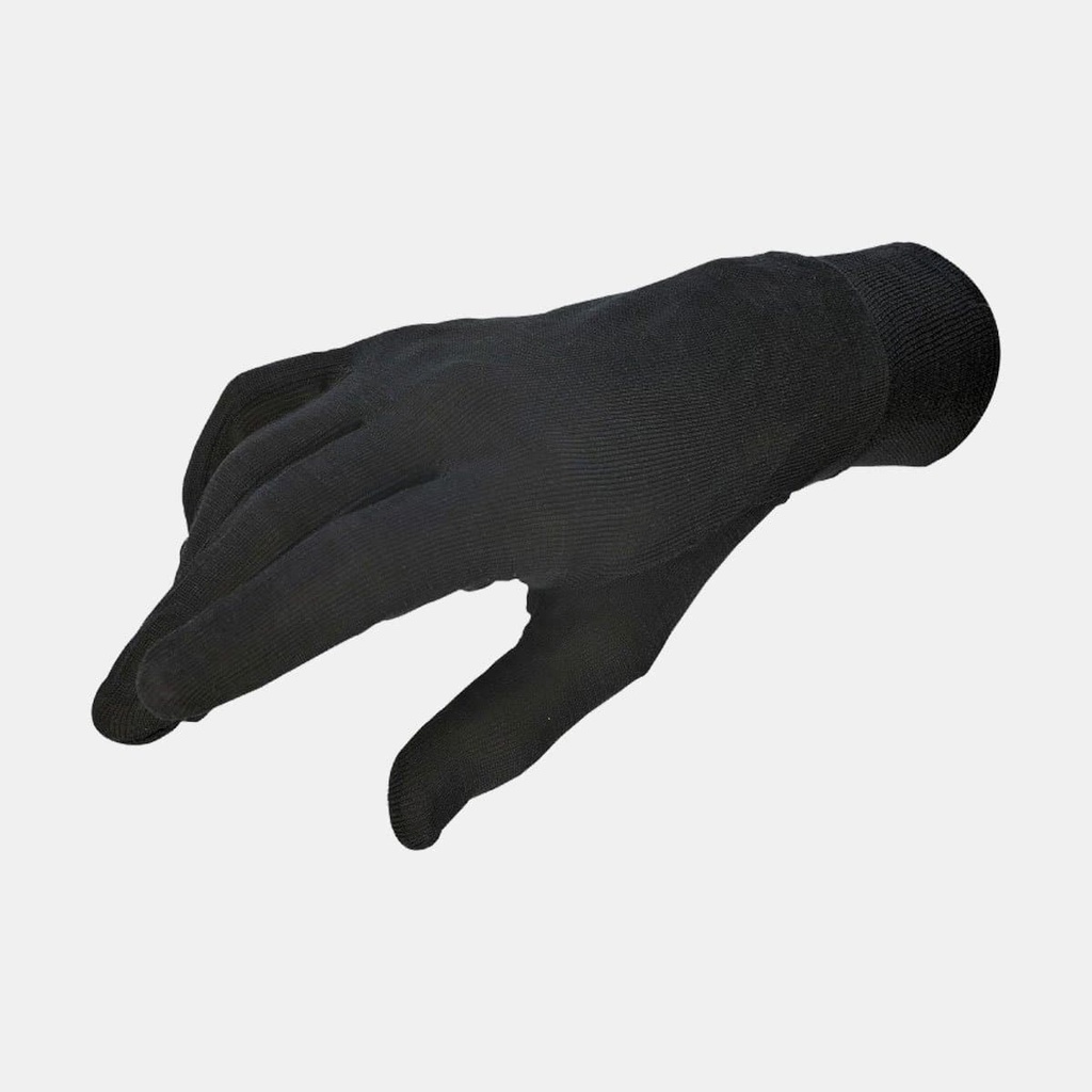 100% Silk Glove Black
