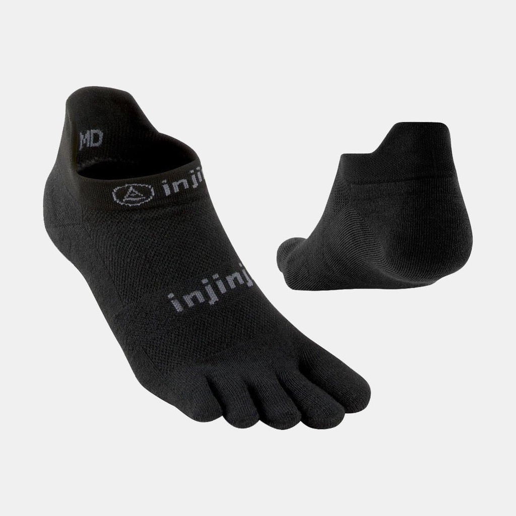 Run Lightweight No-Show Coolmax Socks (2024) Black
