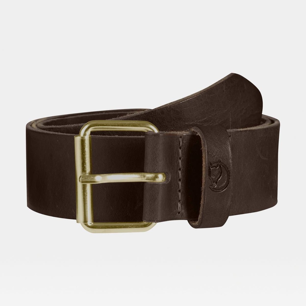 Singi Belt 4cm Leather Brown
