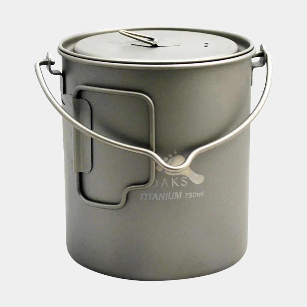 Titanium 750ml Pot With Bail Handle