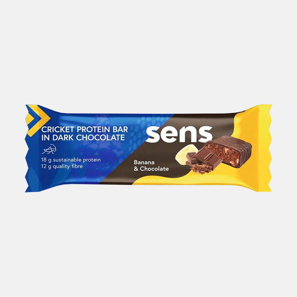 Cricket Protein bar in Dark Chocolate - Banana & Chocolate (60g)