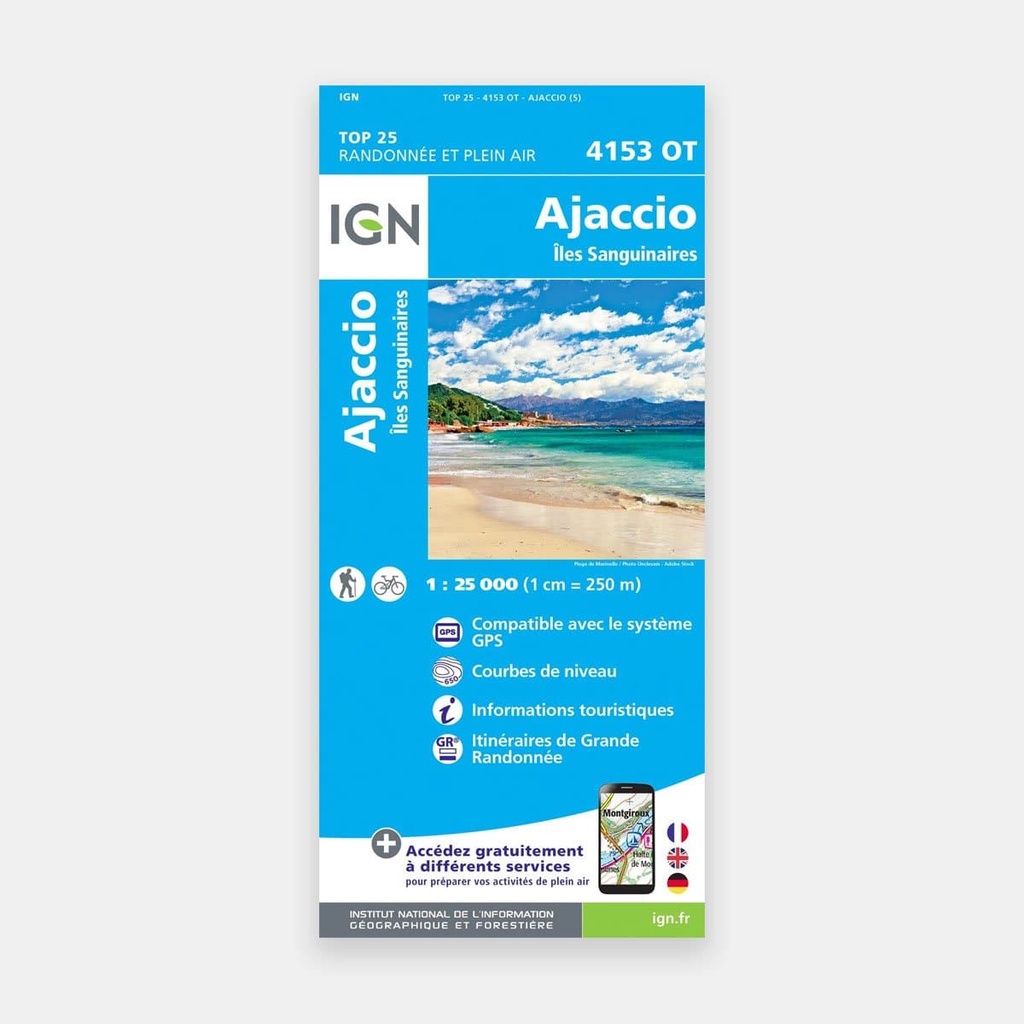 Ajaccio / Iles Sanguinaires 1/25 4153OT