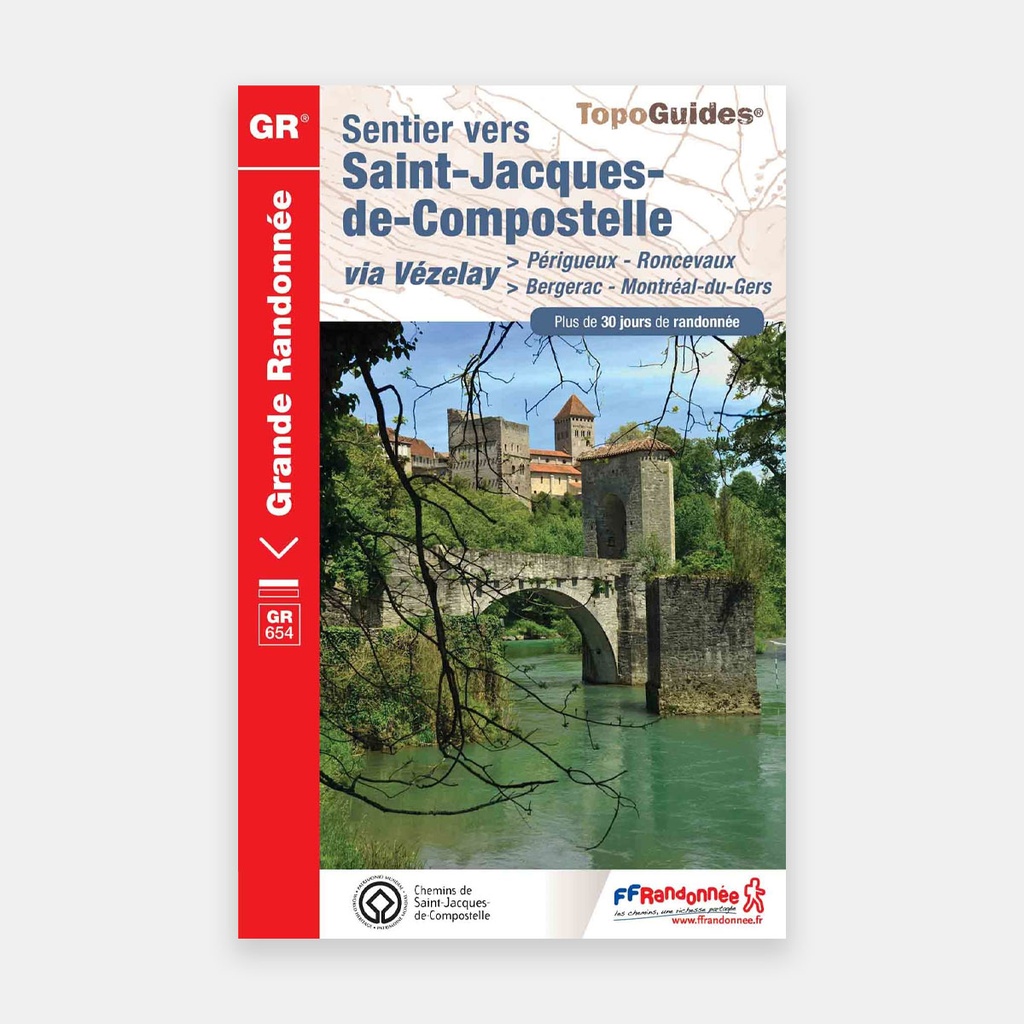 Sentier St-Jacques - Périgueux - Roncevaux GR654