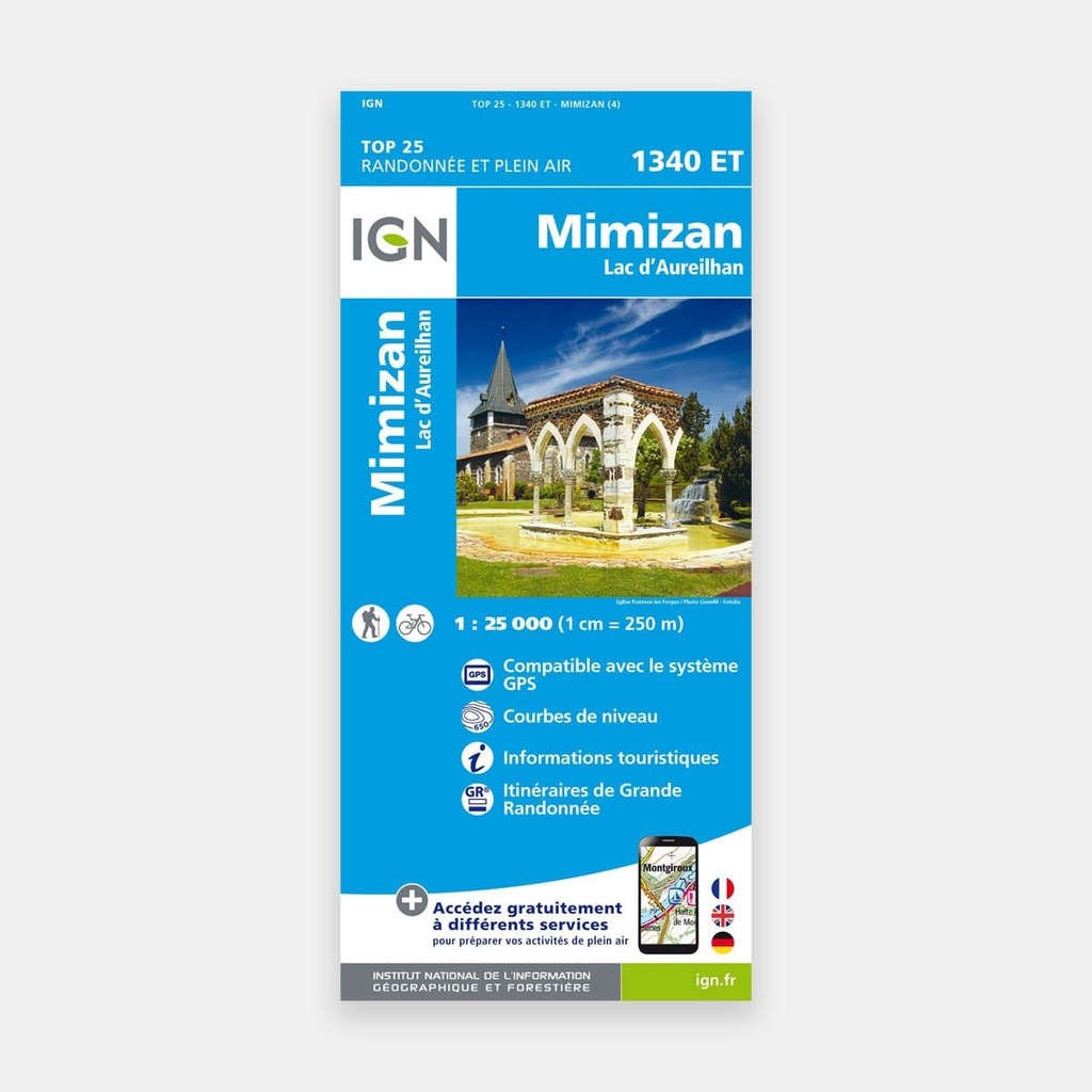 Mimizan / Lac d'Aureilhan GPS 1/25 1340ET