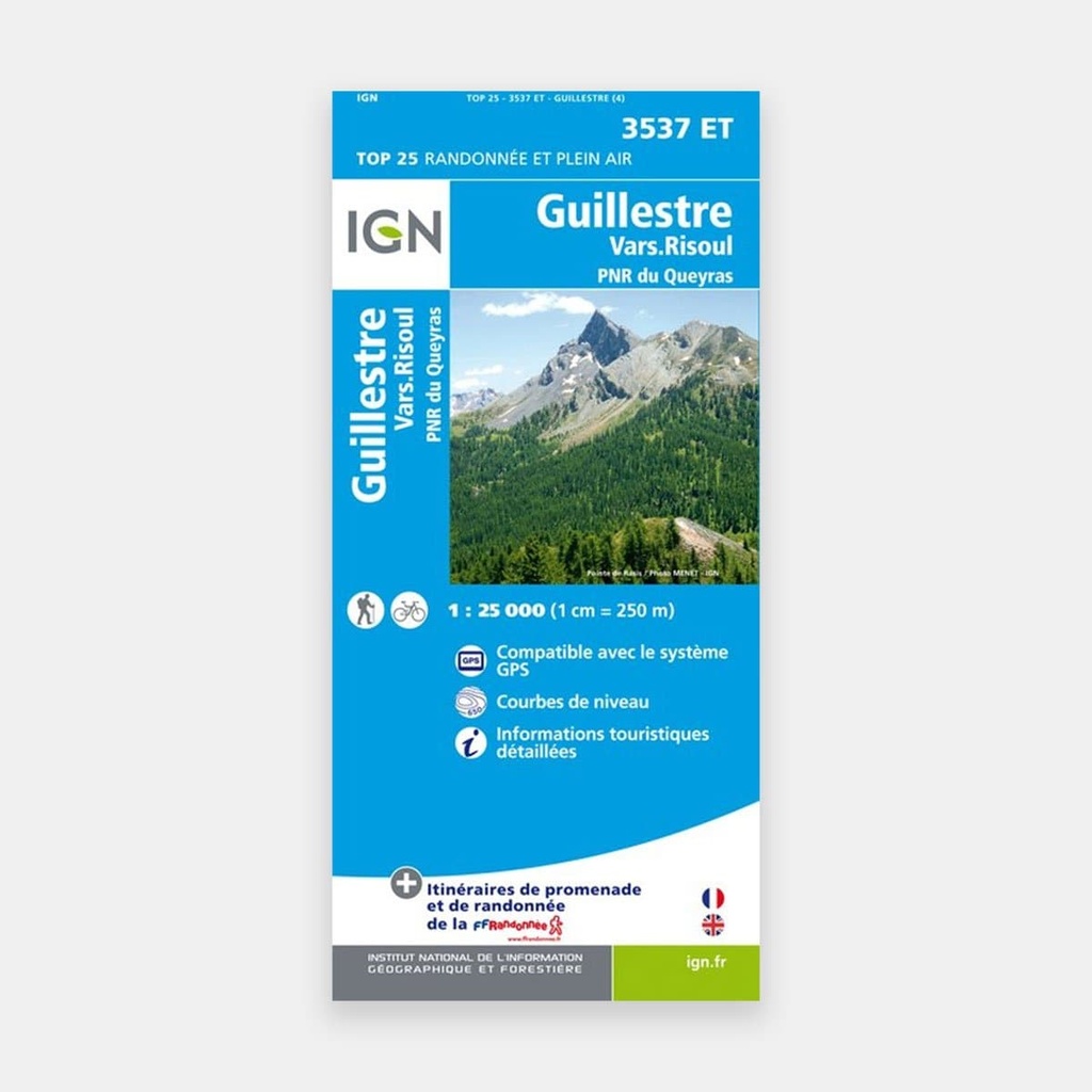 Guillestre/Vars/Risoul/PNR Du Queyras 1/25 3537ET