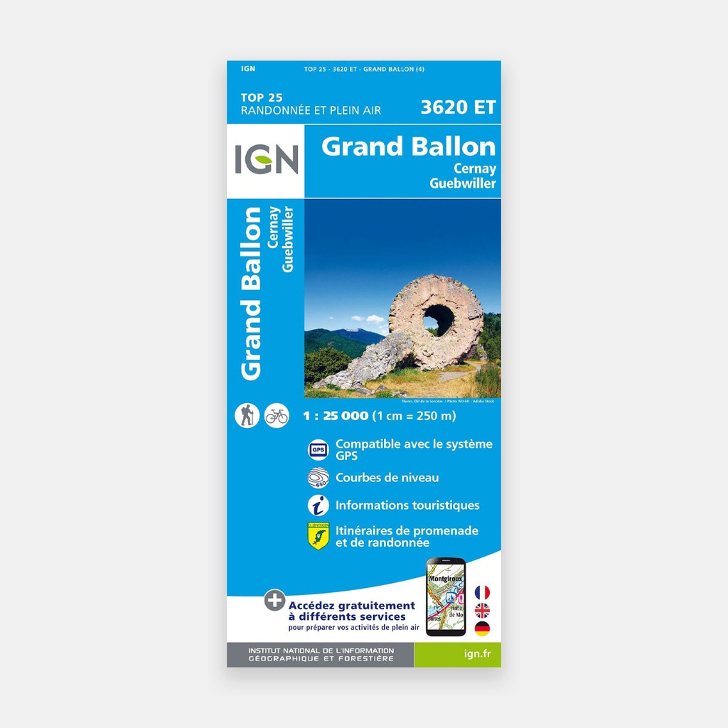 Grand Ballon / Cernay / Gubwiller 1/25 3620ET